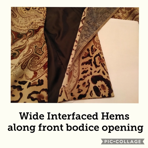 BFA Classics ORIENTAL-style Print Jacket- size 8 - Picture 7 of 8